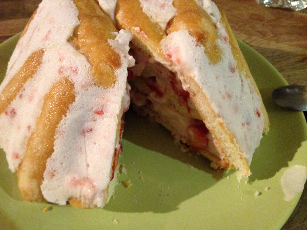 Strawberry charcotte (light recipe)
